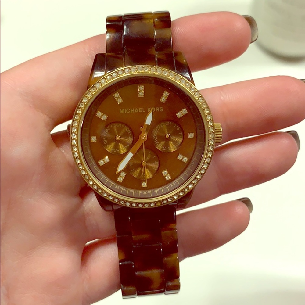 Michael Kors Tortoise Watch